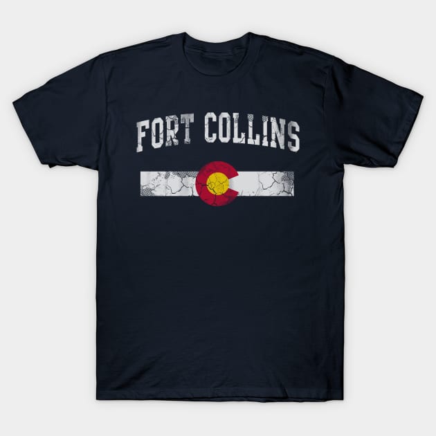 Retro Fort Collins Colorado Home Love Family T-Shirt by E